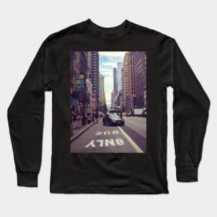 Garment District Street Manhattan NYC Long Sleeve T-Shirt